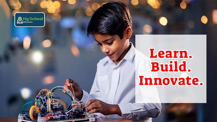 Indian students exploring hands-on STEM learning through innovative classroom activities.